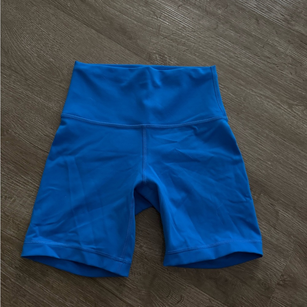Lululemon Athletica Vibrant Blue Bike Shorts